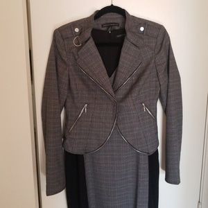 WHBM Dress Suit: Curvy sheath + moto jacket